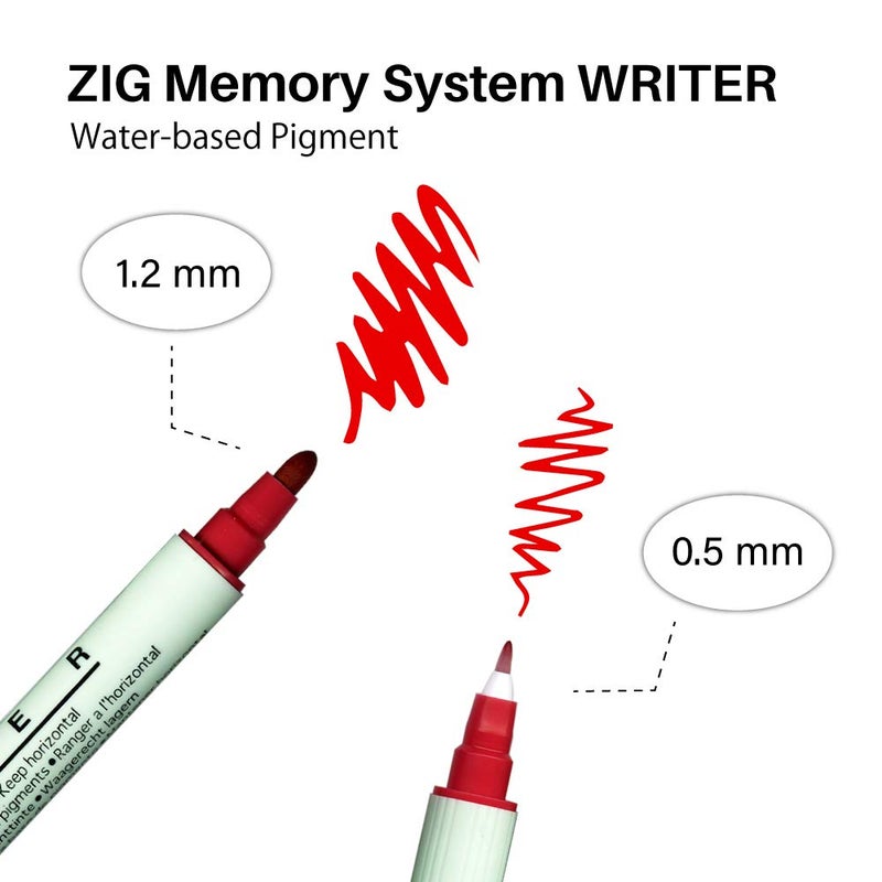 Zig Memory System Writer Dual-Tip Markers, Multicolor, 8-Pack - Image 4